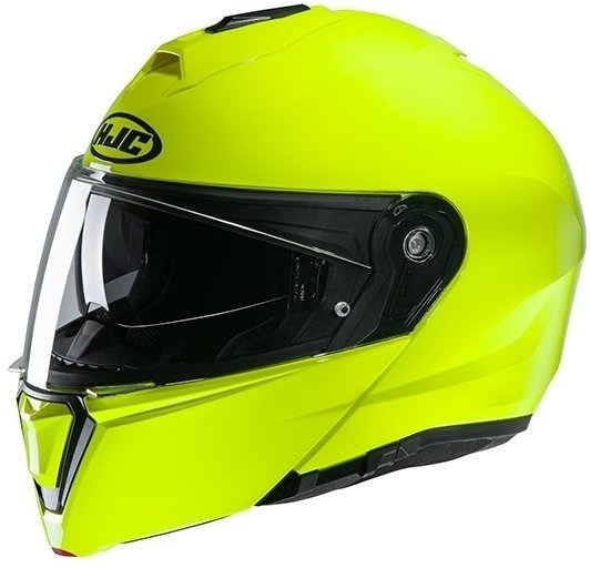 Helm HJC i90 Solid Fluorescent Green M Helm