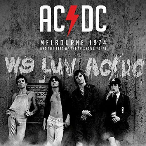 Schallplatte AC/DC - Melbourne 1974 & The TV Collection (White/Red Splatter Vinyl) (2 LP)