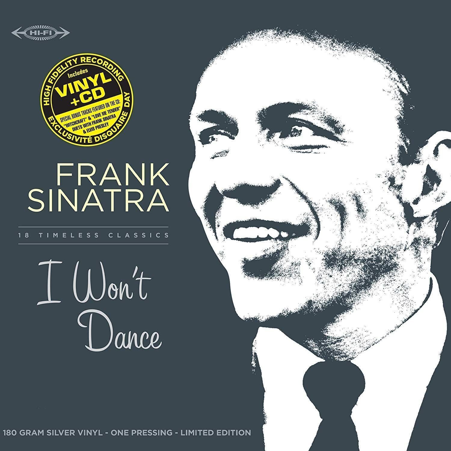 Disque vinyle Frank Sinatra - I Won't Dance (Silver Coloured) (LP + CD)