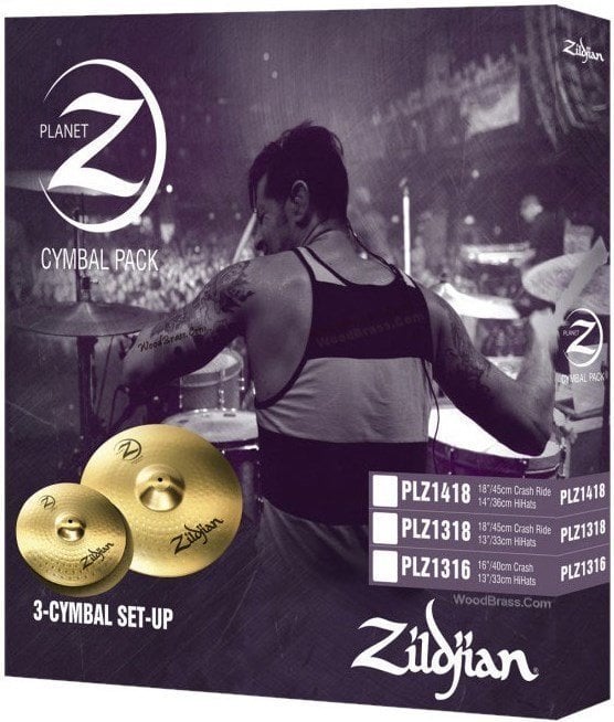 Set de cymbales Zildjian PLZ1318 Planet Z Set de cymbales