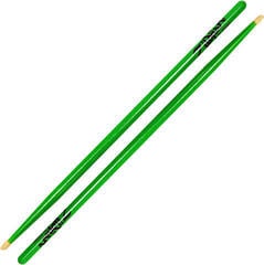 Pałki perkusjne Zildjian 5A Acorn Wood Neon Green Pałki perkusjne