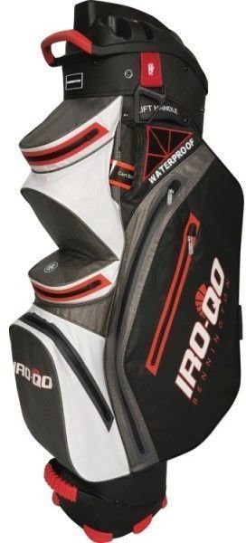 Golfbag Bennington IRO QO 14 Black/White/Gray/Red Golfbag