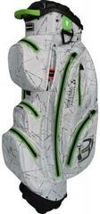 Bennington Sport QO 14 Waterproof Cart Bag Silver Flash/Lime Bennington Sport QO 14 Waterproof Cart Bag Silver Flash/Lime