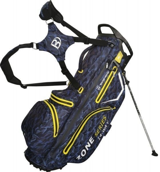 Bolsa de golf Bennington Zone 14 Blue Camo/Yellow Bolsa de golf