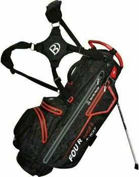 Golf Bag Bennington Four 4 Black Camo/Red Golf Bag - 1
