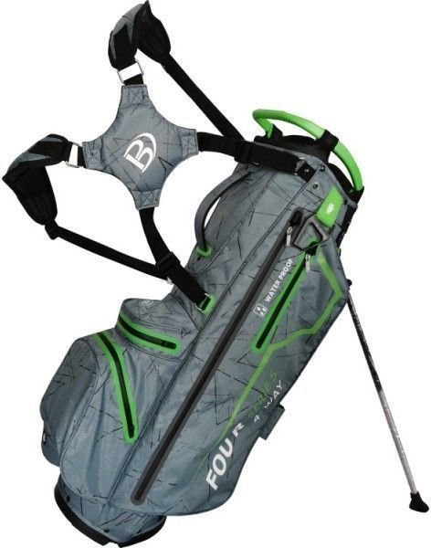 Чантa за голф Bennington Four 4 Canon Grey Flash/Lime Чантa за голф