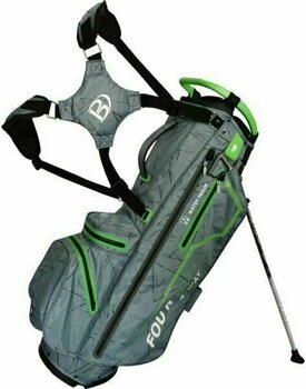 Golf Bag Bennington Four 4 Canon Grey Flash/Lime Golf Bag - 1