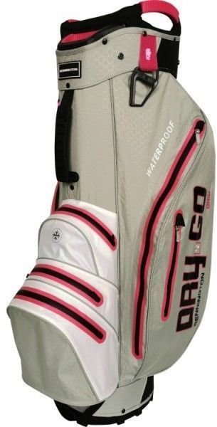 Чантa за голф Bennington Dry 14+1 GO Grey/White/Pink Чантa за голф