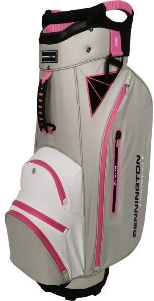 Golftaske Bennington Dojo 14 Grey/White/Pink Golftaske