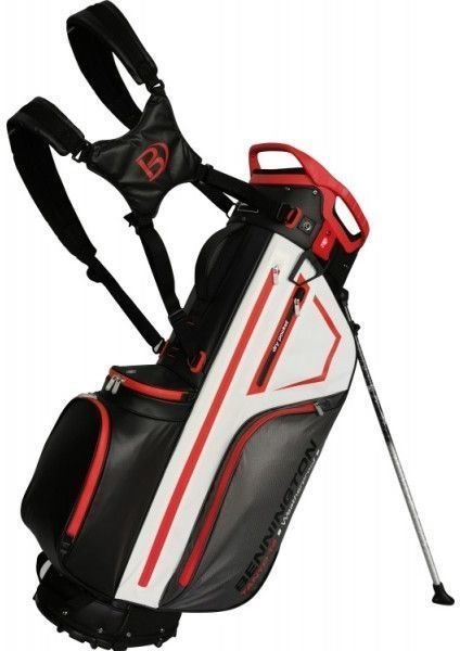 Borsa da golf Stand Bag Bennington Tanto 14 Black/White/Red Borsa da golf Stand Bag