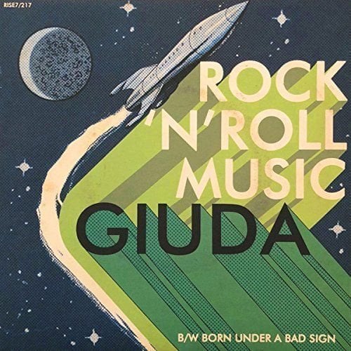 Disco de vinilo Giuda - Rock N Roll Music (Green Coloured) (7" Vinyl)