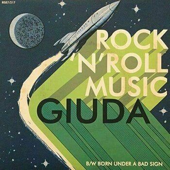 Disco de vinilo Giuda - Rock N Roll Music (Green Coloured) (7" Vinyl) - 1