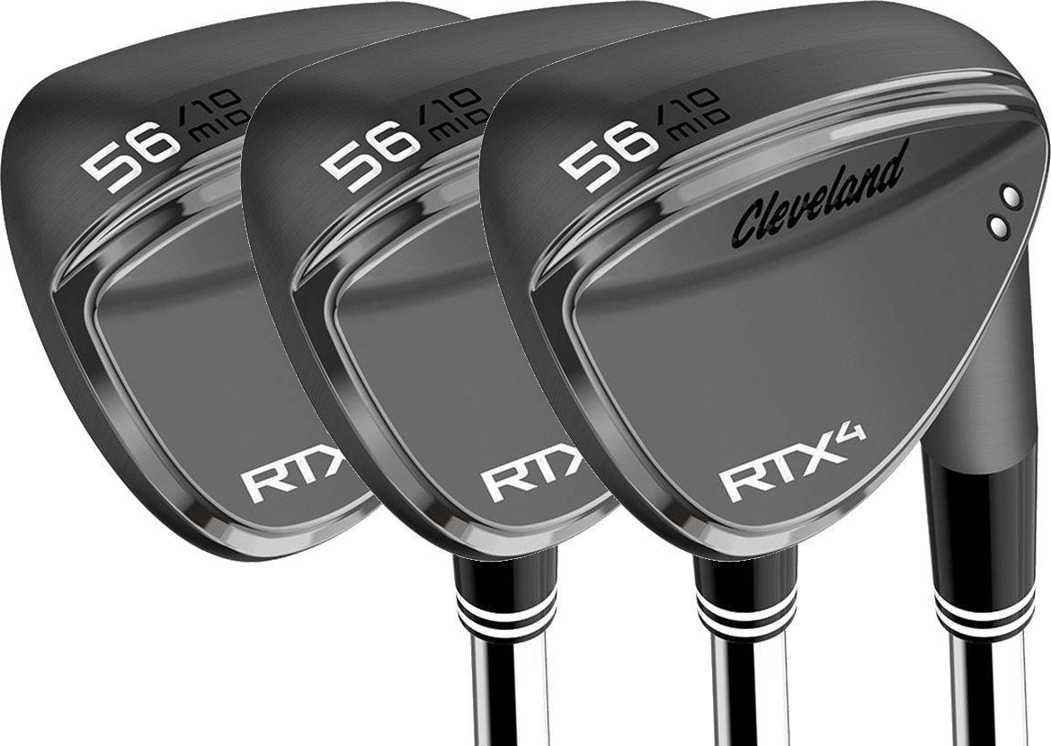Golfmaila - wedge Cleveland RTX 4 Black Satin Wedge Right Hand SET Golfmaila - wedge