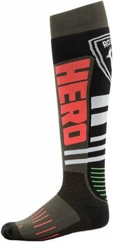 СКИ чорапи Rossignol Hero Black L СКИ чорапи - 1