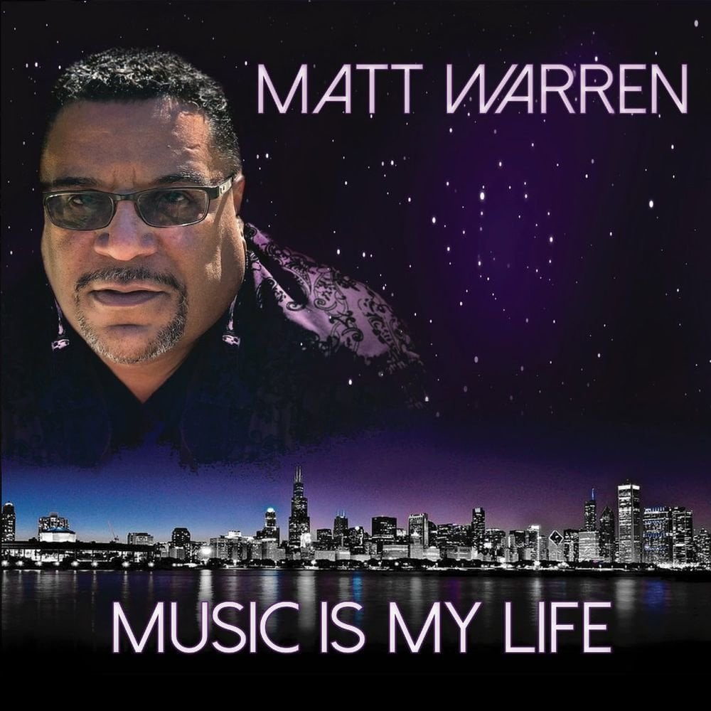 Vinyl Record Matt Warren - Music Is My Life (Red/White/Blue Splatter Coloured) (LP)