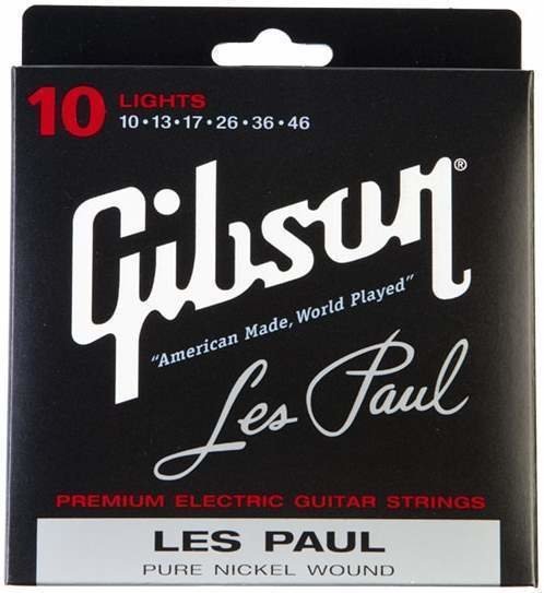 E-gitarrsträngar Gibson Les Paul Electric 010-046