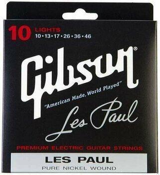 Elektromos gitárhúrok Gibson Les Paul Electric 010-046 - 1