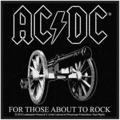 Patch / Badge AC/DC For Those About To Rock Logo Sew-On Patch