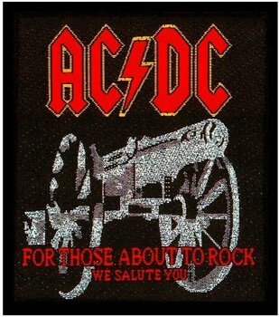 Апликация, стикер, значка AC/DC For Those About To Rock Кръпка за пришиване - 1