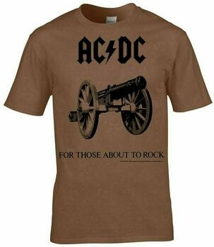 T-shirt AC/DC For Those About To Rock Brown 2XL T-shirt - 1