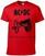 Skjorte AC/DC Skjorte For Those About To Rock Red 11 - 12 Y