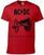 Camiseta de manga corta AC/DC Camiseta de manga corta For Those About To Rock Rojo S