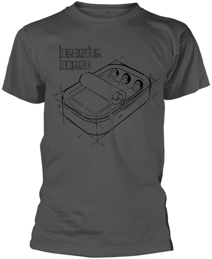 T-Shirt Beastie Boys T-Shirt Sardine Can Grau 2XL