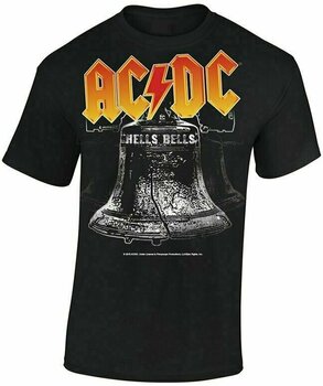 Shirt AC/DC Shirt Hells Bells Heren Zwart S - 1