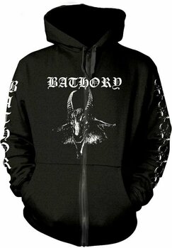 Hoodie Bathory Hoodie Goat Black M - 1