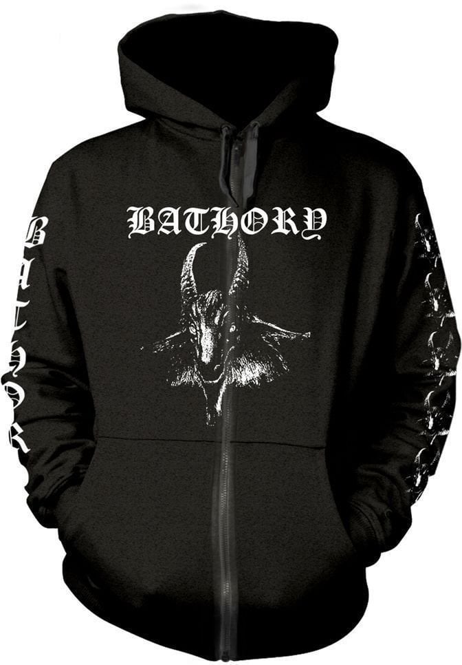 Hættetrøje Bathory Hættetrøje Goat Black L