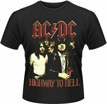 Camiseta de manga corta AC/DC Camiseta de manga corta Highway To Hell Negro S - 1
