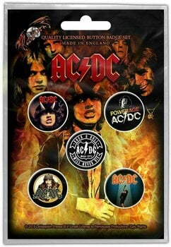 Кръпка / значка AC/DC Highway To Hell Button Значка - 1