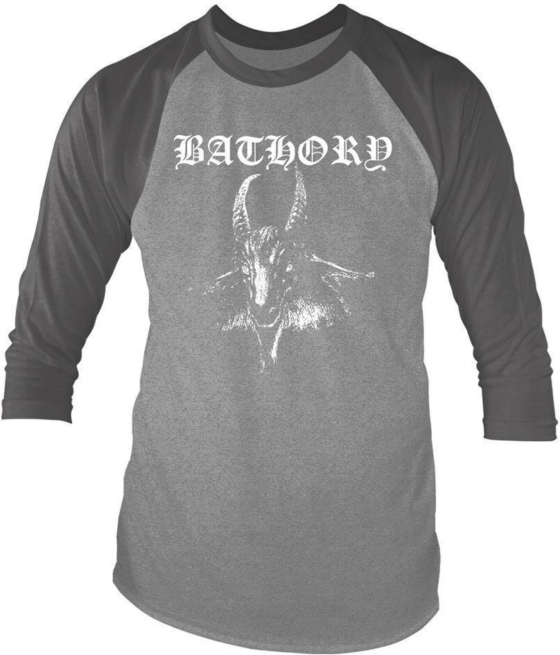 T-shirt Bathory Goat 3/4 Sleeve Baseball Tee L