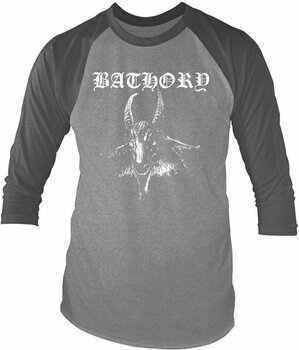 T-shirt Bathory Goat 3/4 Sleeve Baseball Tee L - 1