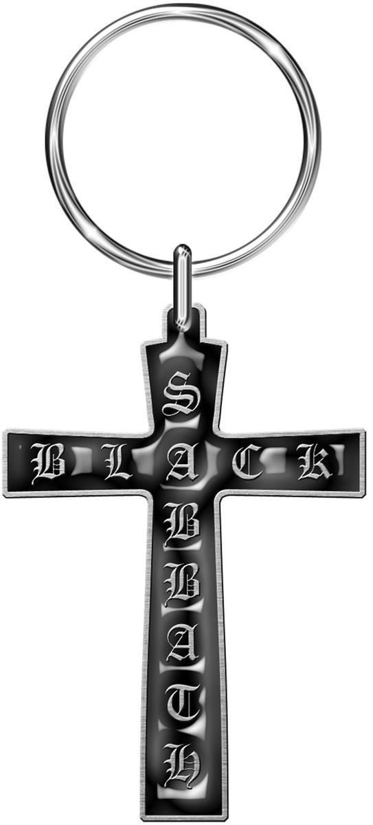 Keychain Black Sabbath Keychain Cross
