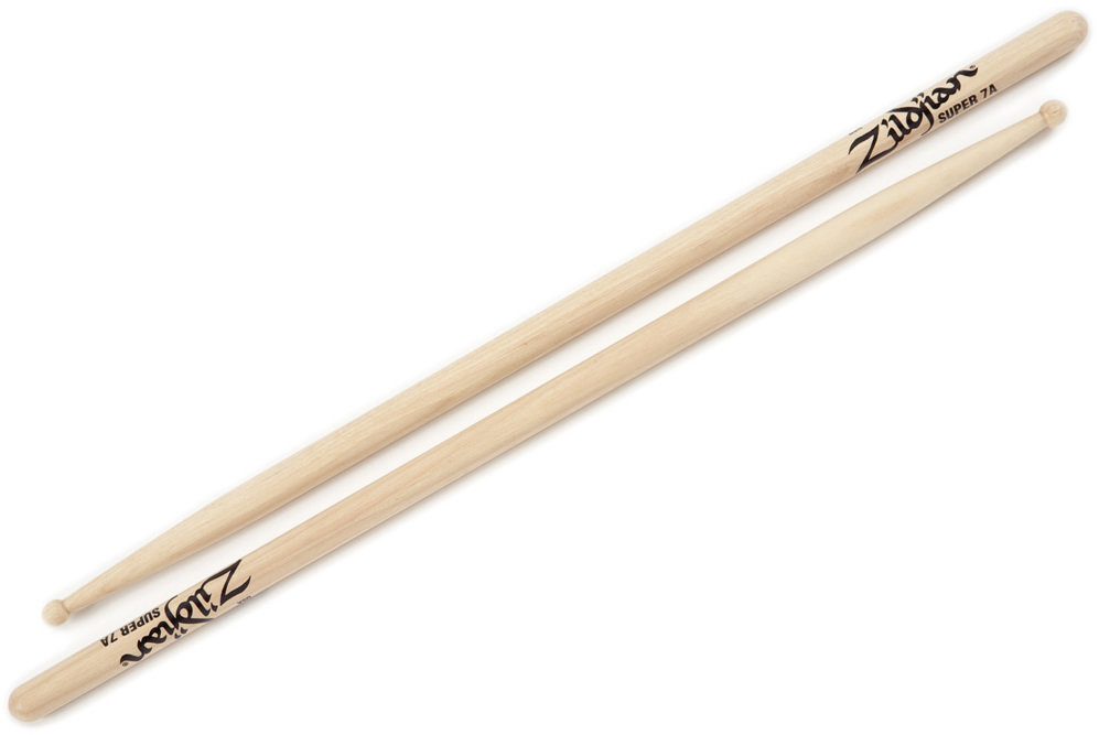 Drumstokken Zildjian Super 7A Wood Natural