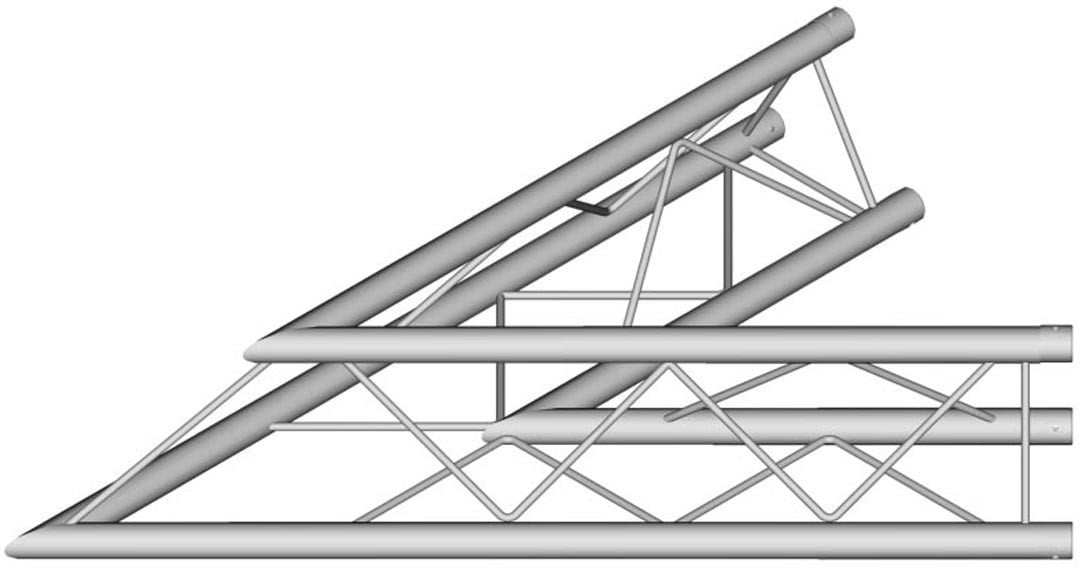 Trojuholníkový truss nosník Duratruss DT 23-C19-L45 Trojuholníkový truss nosník