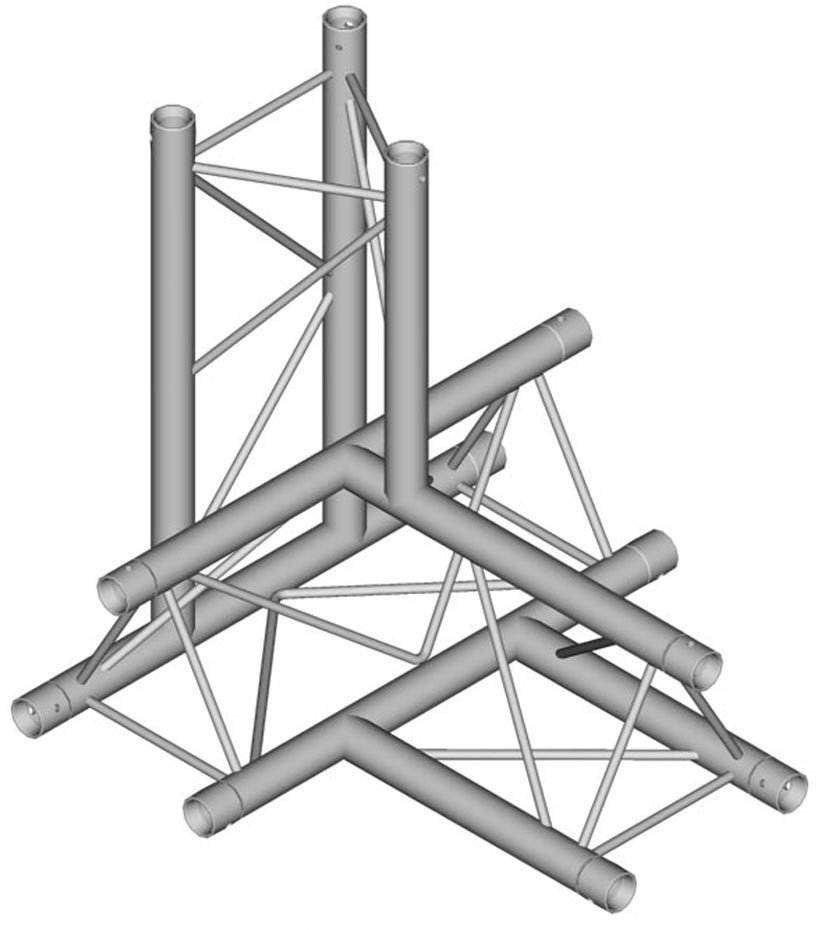 Háromszög alakú rácsos tartó Duratruss DT 23-T42-DTD Háromszög alakú rácsos tartó