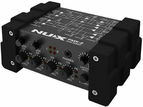 Analogový mixpult Nux PMX-2 Multi-Channel Mini Mixer - 1