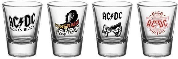 Glass AC/DC Logo Glass