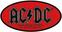 Naszywka AC/DC Oval Logo Naszywka