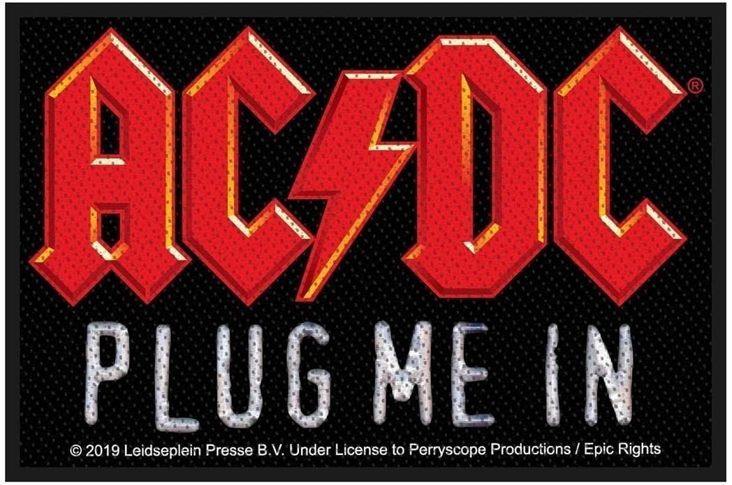 Lapje AC/DC Plug Me In Lapje