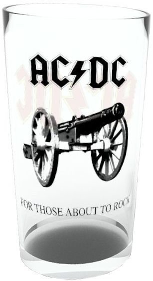 Muzicieni în bucătărie AC/DC Rock Pint Glass