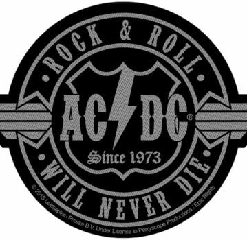 Naszywka AC/DC Rock N Roll Will Never Die Naszywka - 1