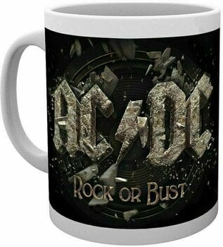 Musiciens dans la cuisine AC/DC Rock Or Bust Une tasse White-Black - 1