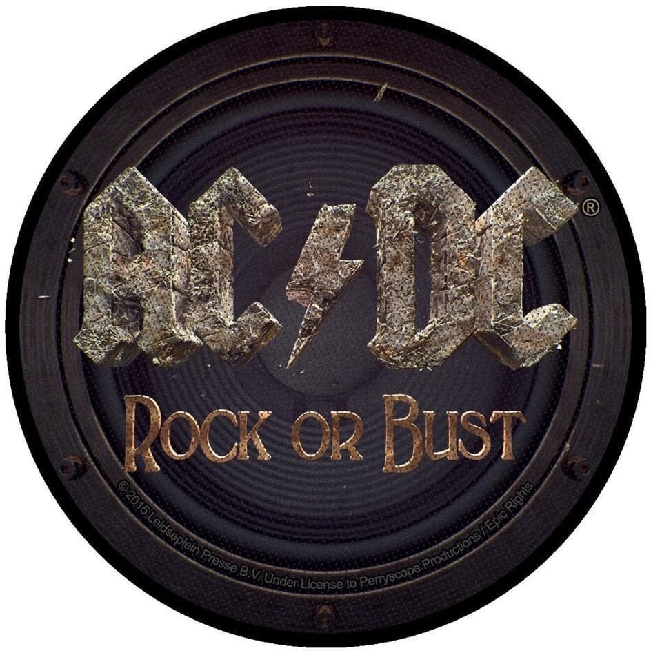 Patch / Badge AC/DC Rock Or Bust Patch à coudre