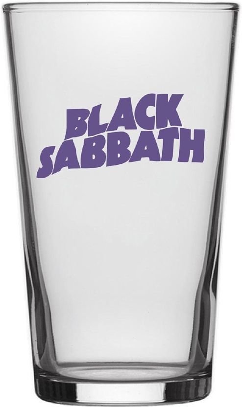 Glass Black Sabbath Logo Glass