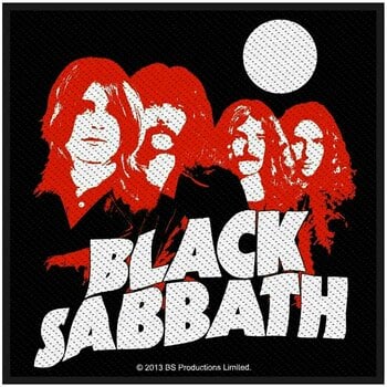 Patch, Sticker, badge Black Sabbath Red Portraits Sew-On Patch - 1