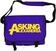 Music bag Asking Alexandria Logo Schoudertas Black/Purple