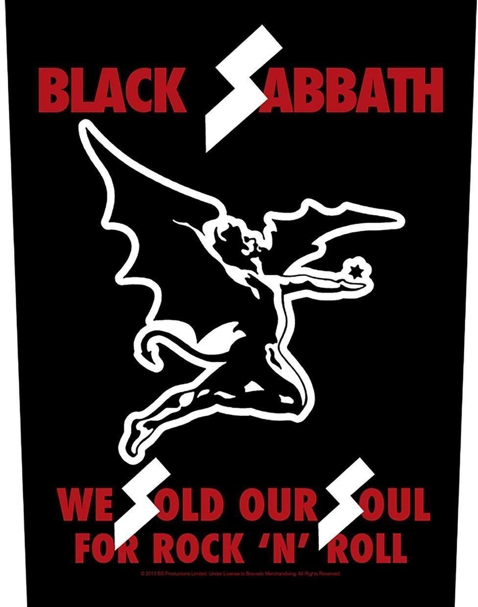 Patch, klistermärke, märke Black Sabbath We Sold Our Souls Sy-på-lapp